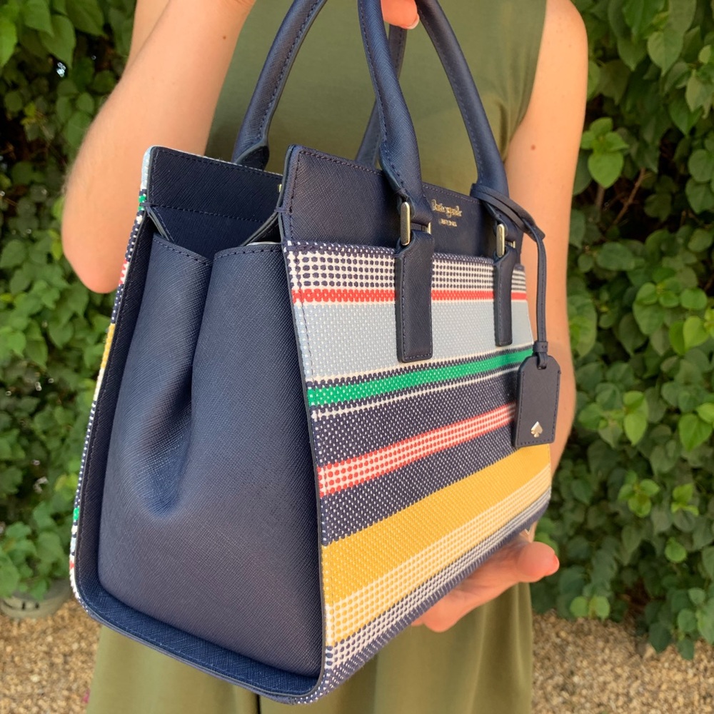 Kate Spade Cameron Stripe Medium Satchel Crossbody - Picture 4 of 8